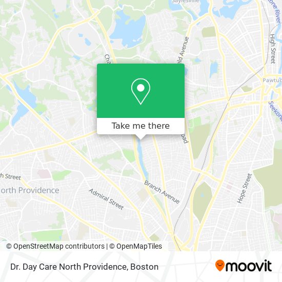 Mapa de Dr. Day Care North Providence