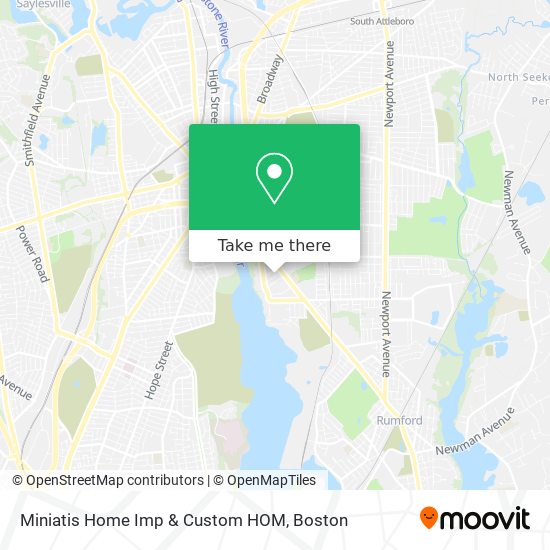 Mapa de Miniatis Home Imp & Custom HOM