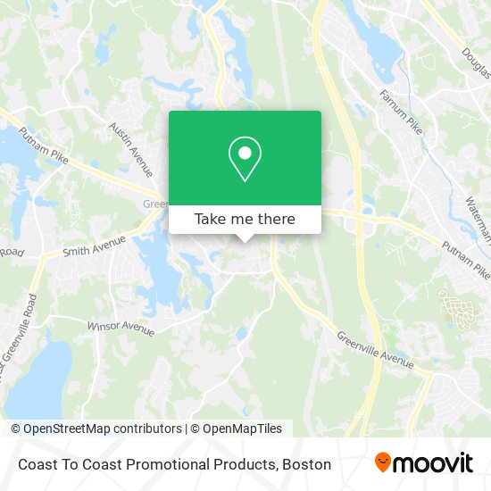 Mapa de Coast To Coast Promotional Products