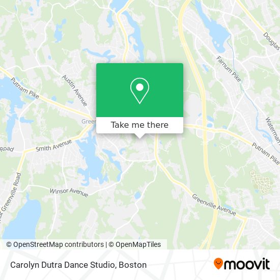 Carolyn Dutra Dance Studio map