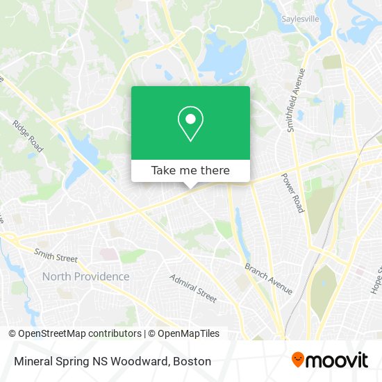 Mapa de Mineral Spring NS Woodward