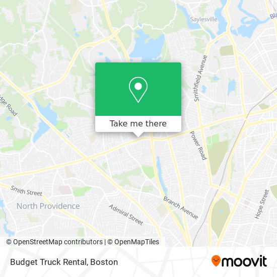 Mapa de Budget Truck Rental