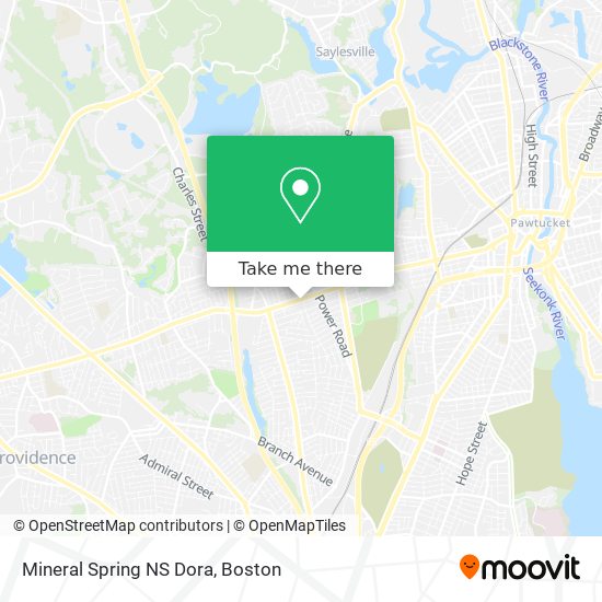 Mapa de Mineral Spring NS Dora