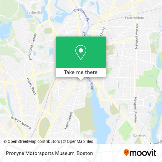 Pronyne Motorsports Museum map