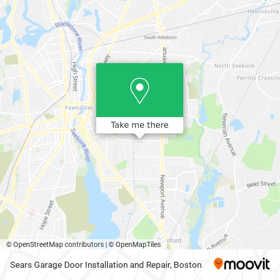 Sears Garage Door Installation and Repair map