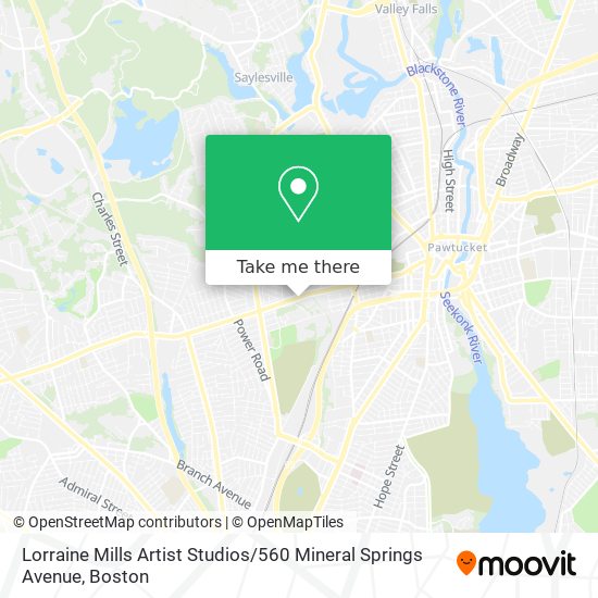 Lorraine Mills Artist Studios / 560 Mineral Springs Avenue map