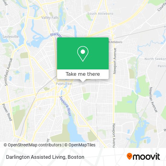 Darlington Assisted Living map