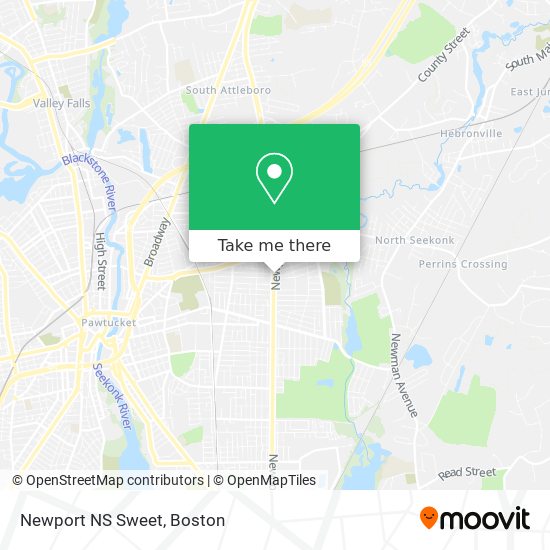 Mapa de Newport NS Sweet