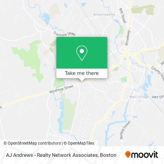 Mapa de AJ Andrews - Realty Network Associates