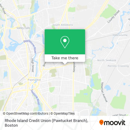 Rhode Island Credit Union (Pawtucket Branch) map