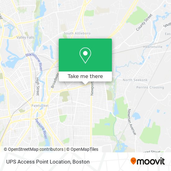 Mapa de UPS Access Point Location