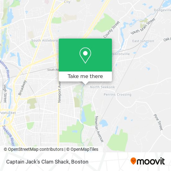Captain Jack's Clam Shack map
