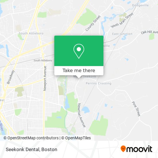 Mapa de Seekonk Dental