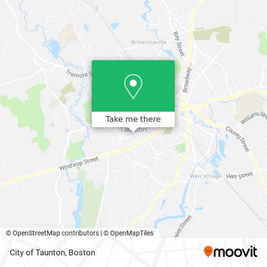 Mapa de City of Taunton