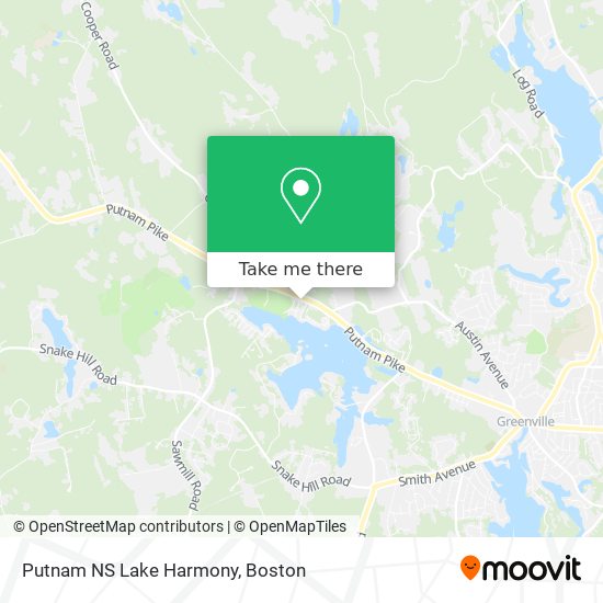 Putnam NS Lake Harmony map