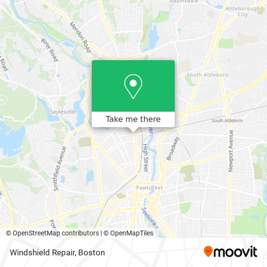 Windshield Repair map