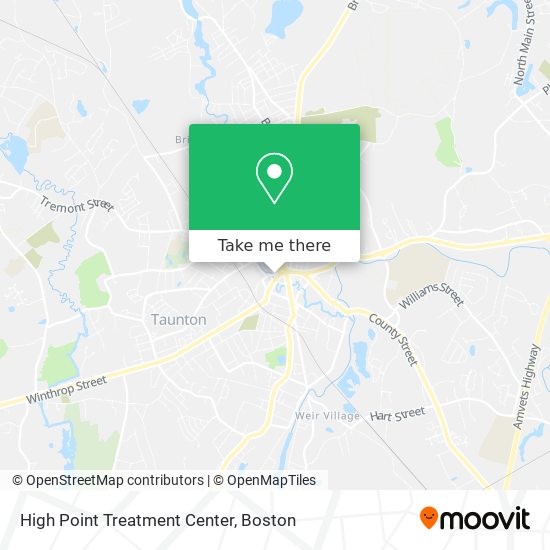 High Point Treatment Center map