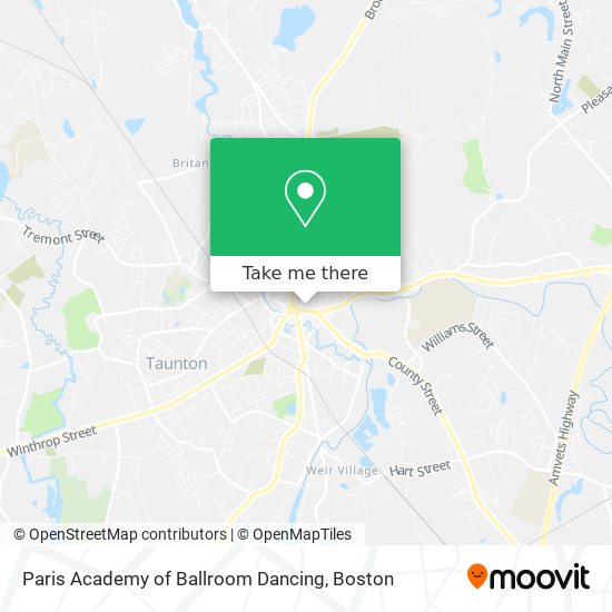 Paris Academy of Ballroom Dancing map