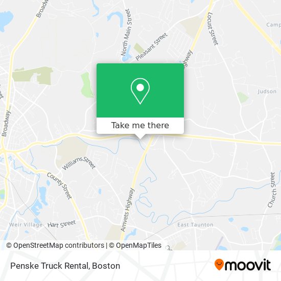 Mapa de Penske Truck Rental