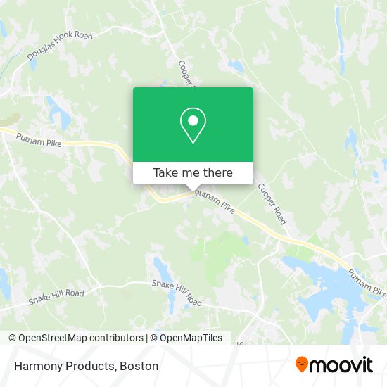 Harmony Products map