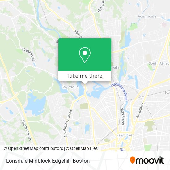 Mapa de Lonsdale Midblock Edgehill
