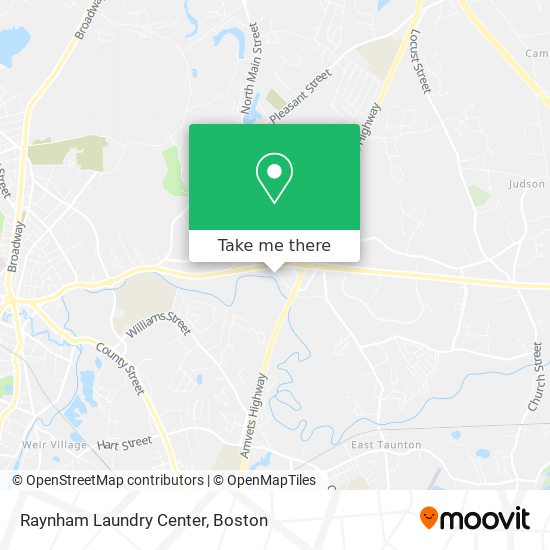 Mapa de Raynham Laundry Center