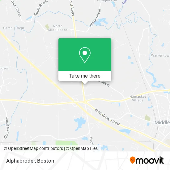 Alphabroder map