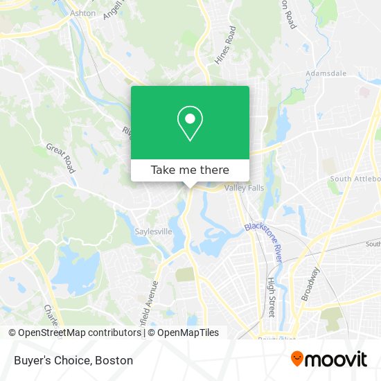 Buyer's Choice map