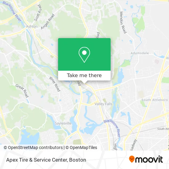 Apex Tire & Service Center map