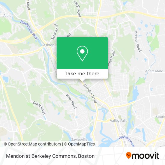 Mendon at Berkeley Commons map