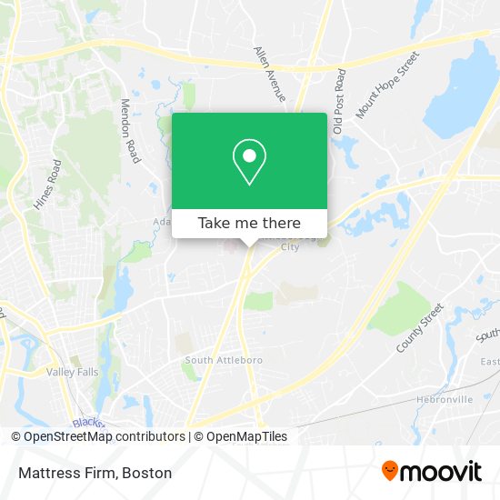 Mapa de Mattress Firm