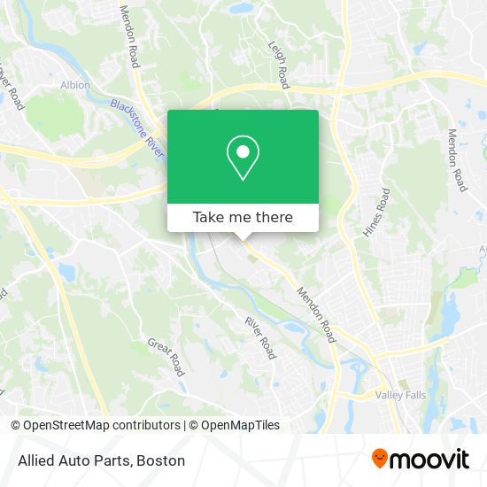 Allied Auto Parts map