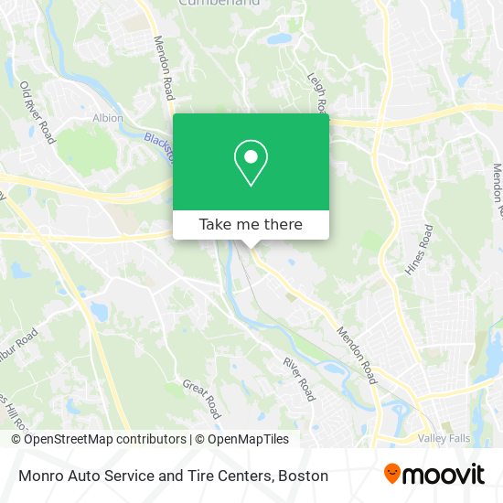 Monro Auto Service and Tire Centers map