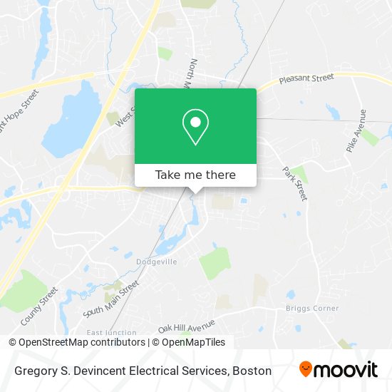 Gregory S. Devincent Electrical Services map