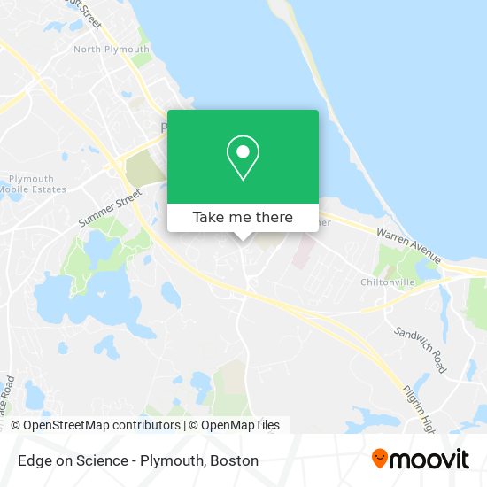 Mapa de Edge on Science - Plymouth