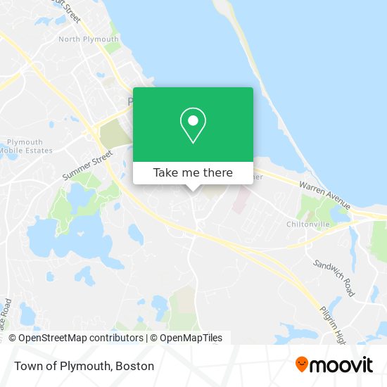 Town of Plymouth map