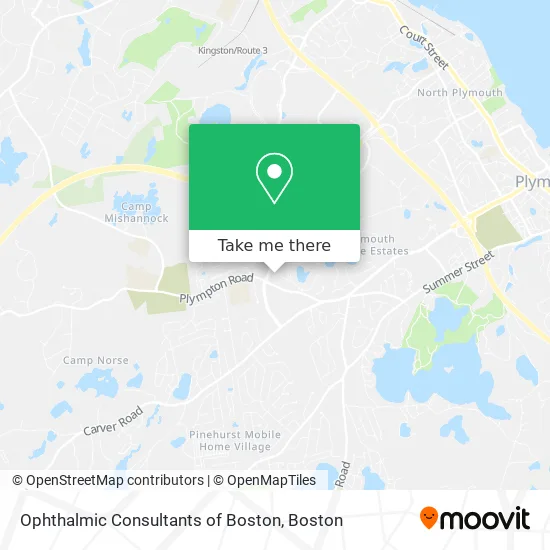 Ophthalmic Consultants of Boston map