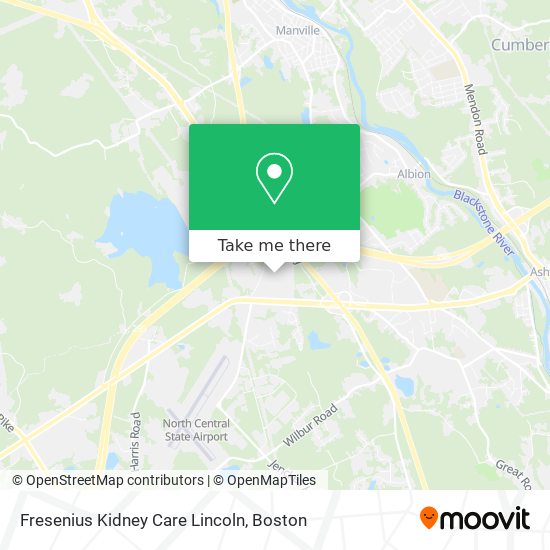 Fresenius Kidney Care Lincoln map