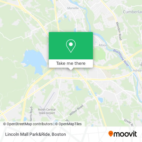 Mapa de Lincoln Mall Park&Ride