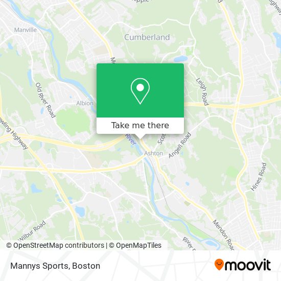 Mannys Sports map