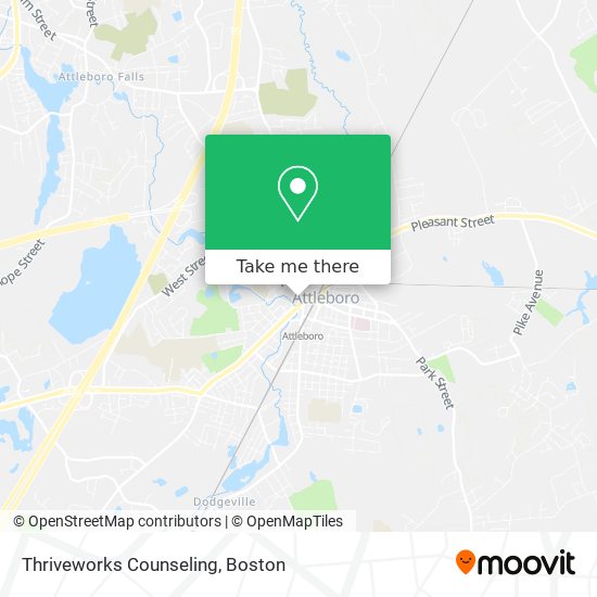 Thriveworks Counseling map