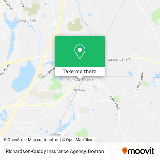 Mapa de Richardson-Cuddy Insurance Agency