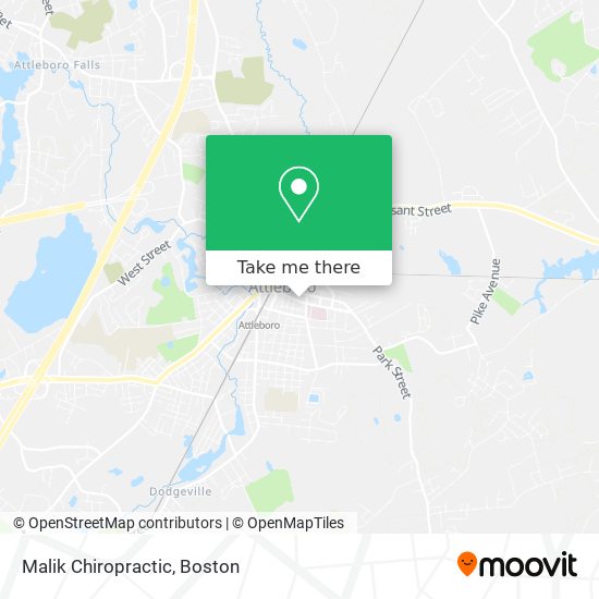 Malik Chiropractic map