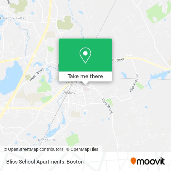 Bliss School Apartments map