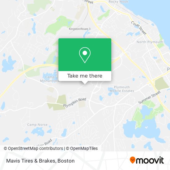 Mavis Tires & Brakes map