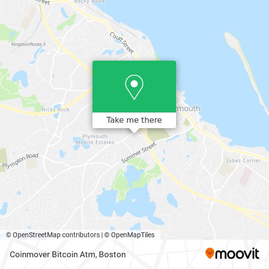 Mapa de Coinmover Bitcoin Atm