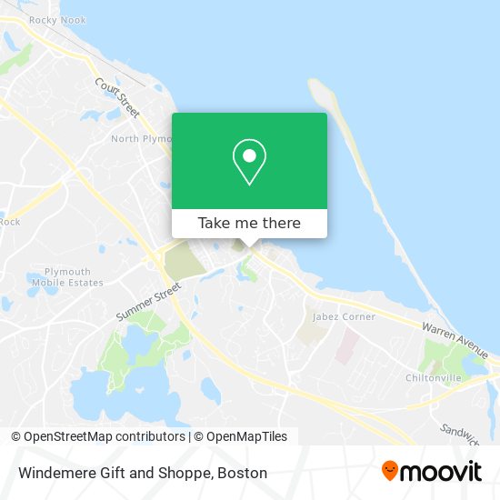 Windemere Gift and Shoppe map