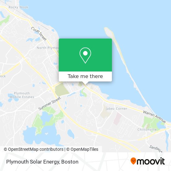 Mapa de Plymouth Solar Energy