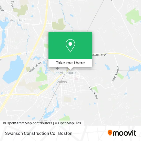 Swanson Construction Co. map