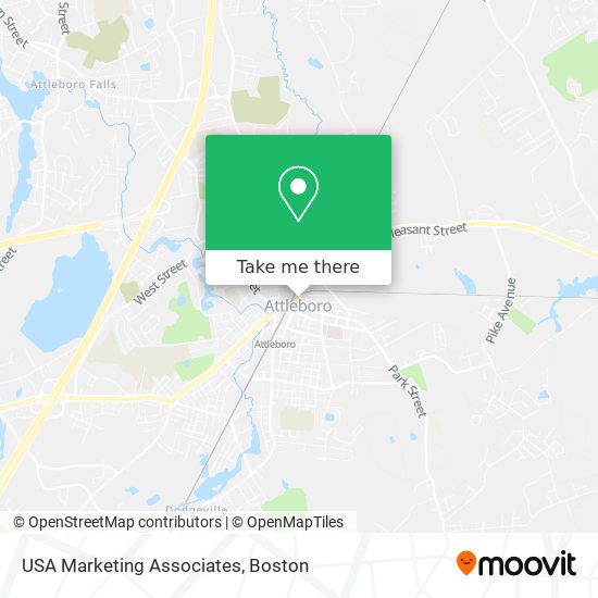 USA Marketing Associates map